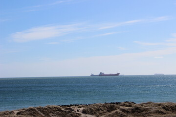 Obraz premium Grenen, A Sandbar Spit, Skagen Odde, Jutland, Denmark