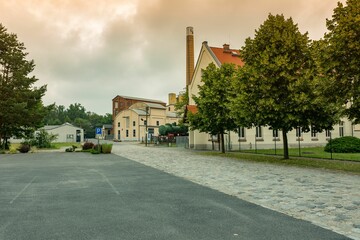 Brikettfabrik Louise in Domsdorf, das seit 1998 als Ortsteil zur Stadt Uebigau-Wahrenbrück gehört