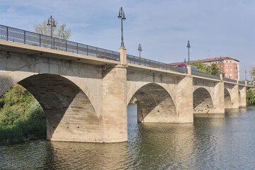 bridge over the river Ebro 