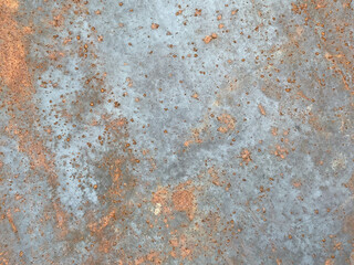 Rusty old iron red scratched metal corrosed sheet surface background, texture industrial in loft style