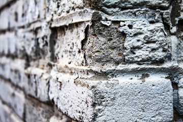 Wall light brick walls of the unusual perspective for a background.