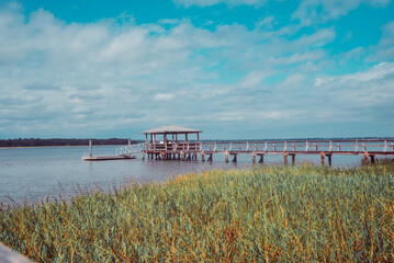 pier in the ocean