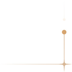 Minimal Star Corner Border Vector Illustration