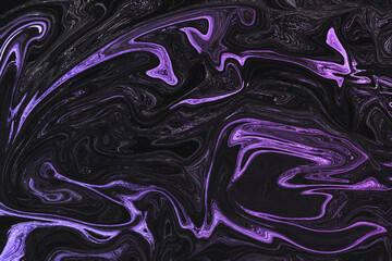 abstract liquid marble pattern with purple details dark wallpaper