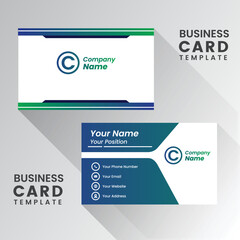 modern business card design . double sided business card design template . business card inspiration