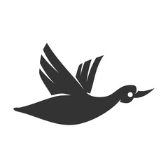 Duck logo vector illustration design template Icon Brand Identity