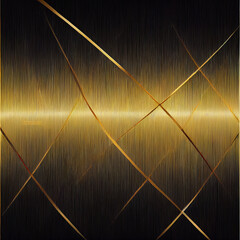 Dark luxury background black and gold threads premium