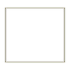 シンプルな四角いフレーム