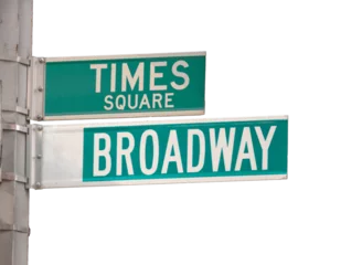 Foto op Plexiglas Times Square and Broadway street signs. New York. © DW labs Incorporated