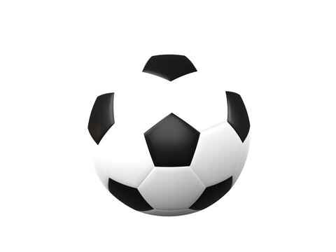 Soccer ball 3D render