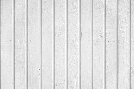 White color wooden planks wall texture background