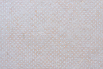 background with tissue paper and dot pattern