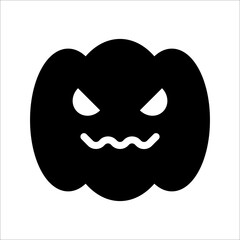 Ghost, halloween icon, on a white background.