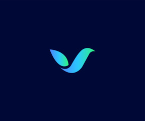 Fototapeta na wymiar V Letter Logo Vector Template Abstract Monogram Symbol. Usable for Business sport, technology, fashion, digital And future creative logo