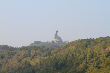 the Buddha statue in Ngong Ping hk 1 Jan 2012