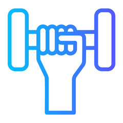 exercise gradient icon