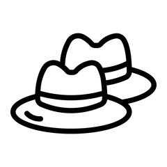 hat line icon