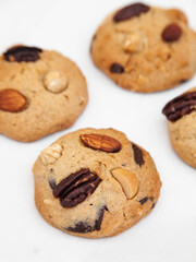 Mix nut chocolate soft cookie