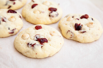 Lemon cranberry white chocolate cookie