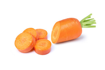 carrot on white