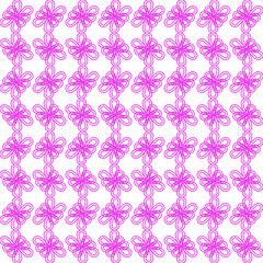 Pattern background from geometric shapes, pink and white stripes. For destroying gift wrap, book cover, clothes, table cloth.