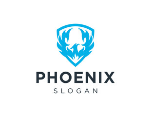 Logo design about Phoenix on a white background. created using the CorelDraw application.