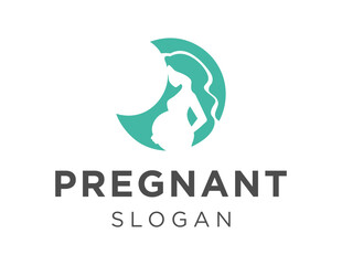 Logo design about Pregnancy on a white background. created using the CorelDraw application.