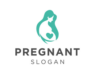 Logo design about Pregnancy on a white background. created using the CorelDraw application.