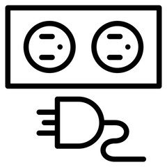 refrigerator line icon