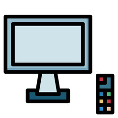 tiles filled color line