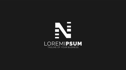 Modern creative N Logo Design and template.