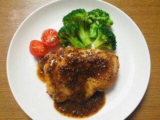 steak with vegetables