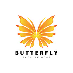 Butterfly Logo, Animal Design With Beautiful Wings, Decorative Animals, Product Brands