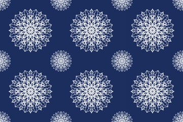 Mandala art. Seamless Pattern. abstract background vector