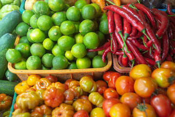 vegetables on the market