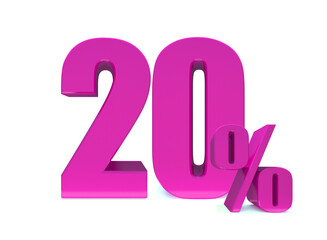 20 Percent off 3d Sign on White Background, Special Offer 20% Discount Tag, Sale Up to 20 Percent Off,big offer, Sale, Special Offer Label, Sticker, Tag, Banner, Advertising