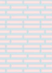 Brick-patterned background pictured together to form a wall.
