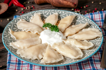 dumplings on a plate