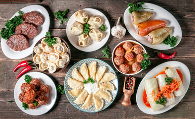 set of food