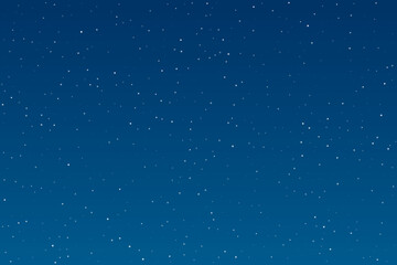 Winter snowed night sky background