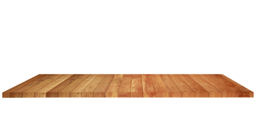 Top of wood balcony table with seascape png