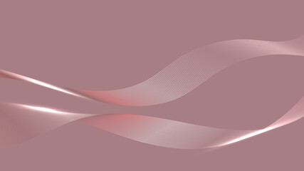 Abstract pink lines luxury backgrounds with light effect on pink background.