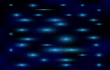 Laser scan line technology background. Abstract glow laser graphic on blue background. Security network laser scan vector illustration.