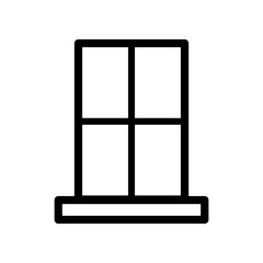 window illustration vector logo template