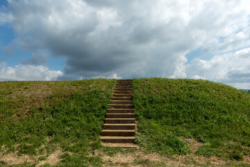 Fototapeta na wymiar stairway to the sky