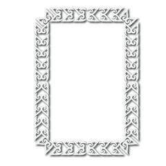 Frame, in the style of an ornament, Vector illustration eps 10, Art.	