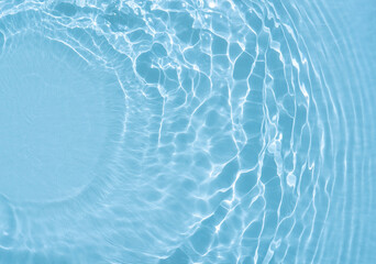 Original beautiful background image in blue tint for creative work or design in form of water...