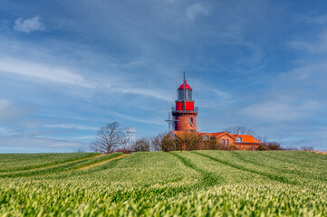 Fototapeta na wymiar Leuchtturm von Bastorf Ostsee