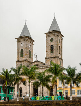 Main church of Fusagasuga, Cundinamarca, Colombia.