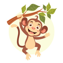 Cartoon Illustration Of A Monkey © yusufdemirci